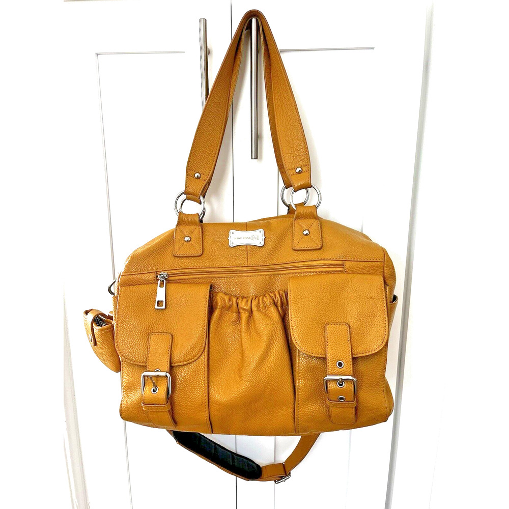 SHUTTERbag Heirloom Leather Camera Bag Goldenrod Yellow Multiple Compartments